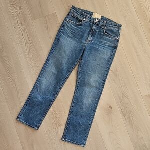 CQY Blue Denim Straight Jeans, sz 29